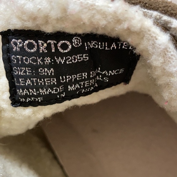 🎉Price Drop! Sporto Women’s Size 9 Brown Suede Insulated Boots - Picture 4 of 9